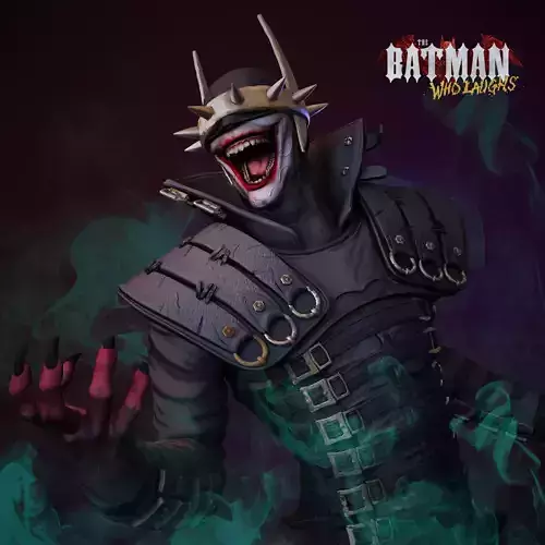 Batman WhoLaughs 3D print model