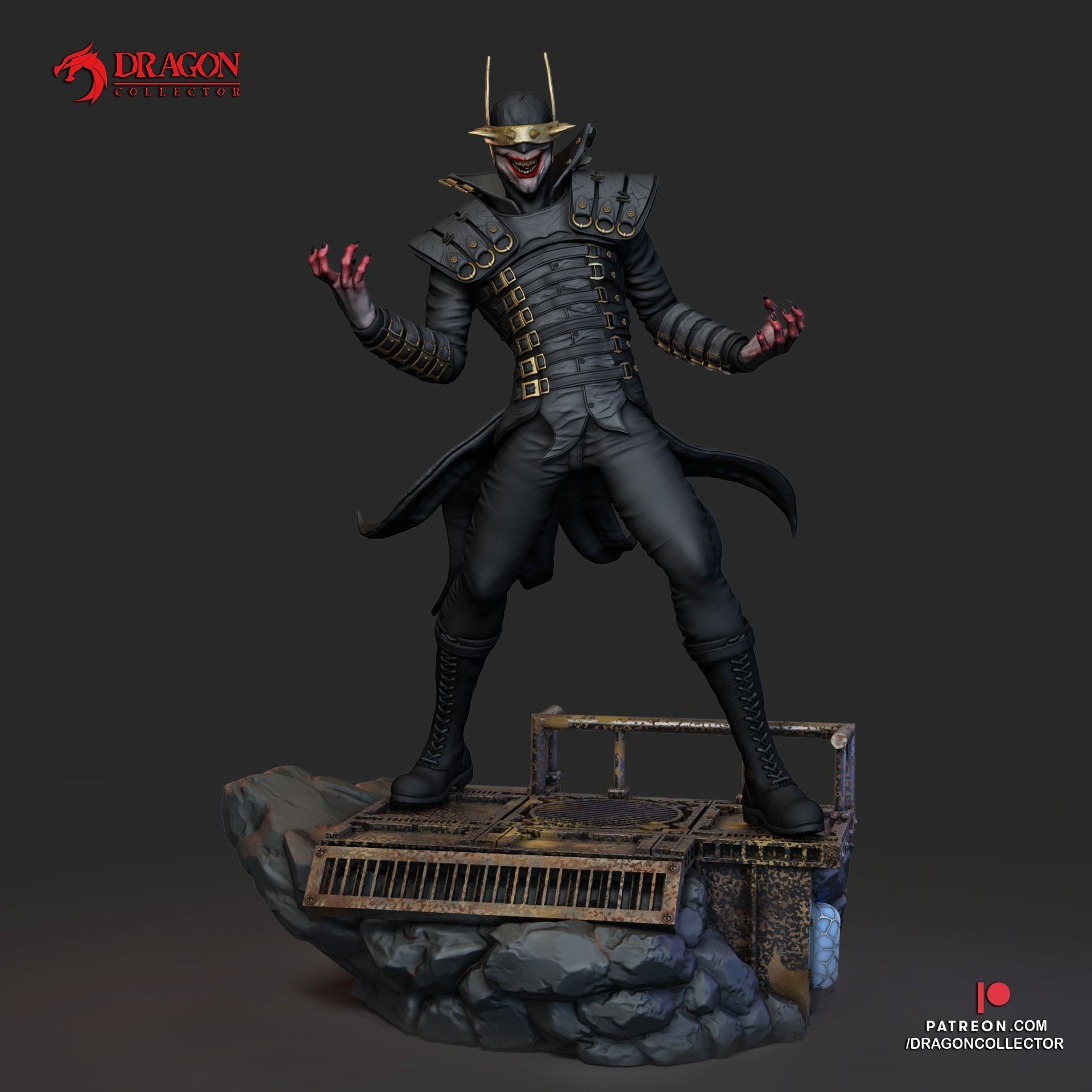 Batman WhoLaughs 3D print model_2