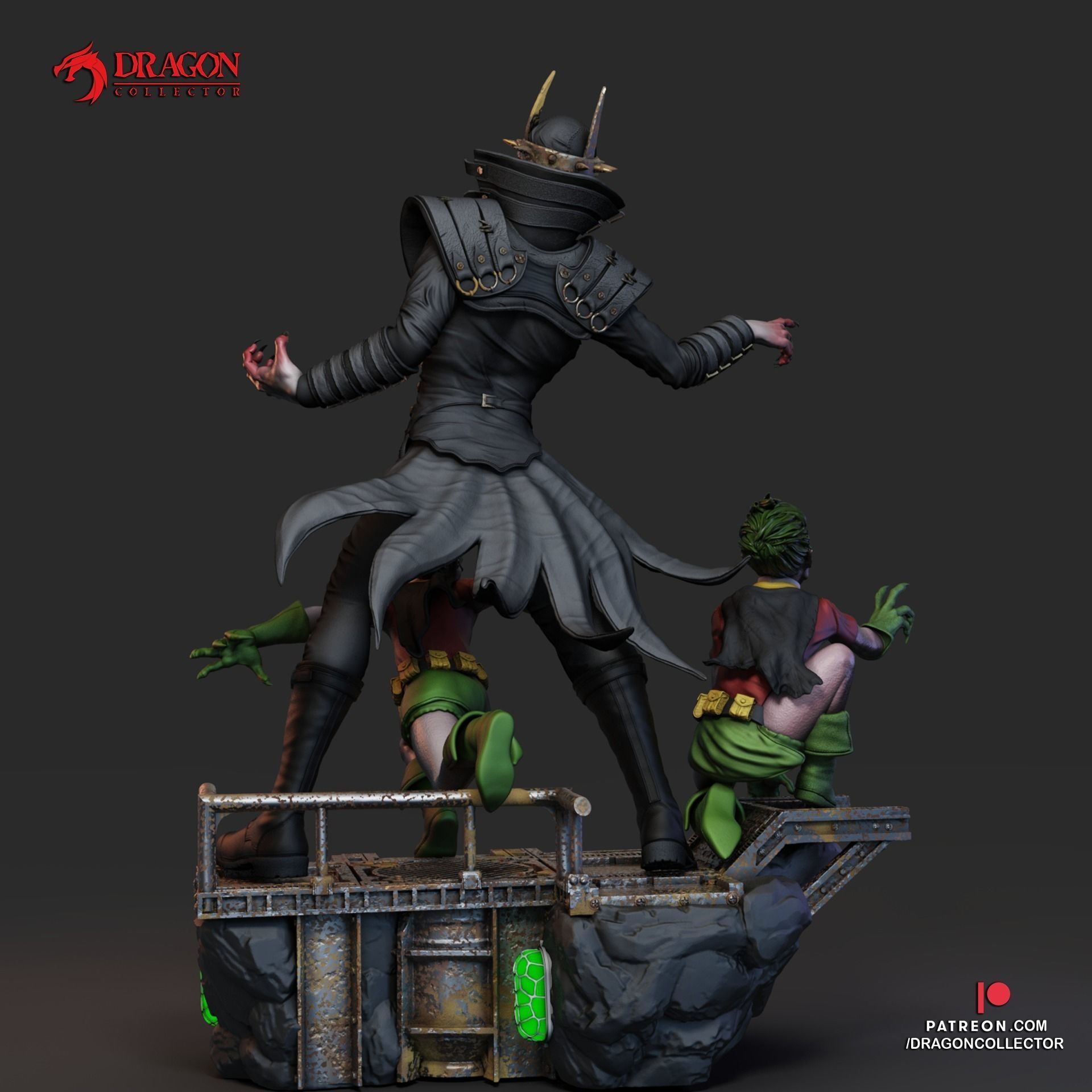 Batman WhoLaughs 3D print model_4