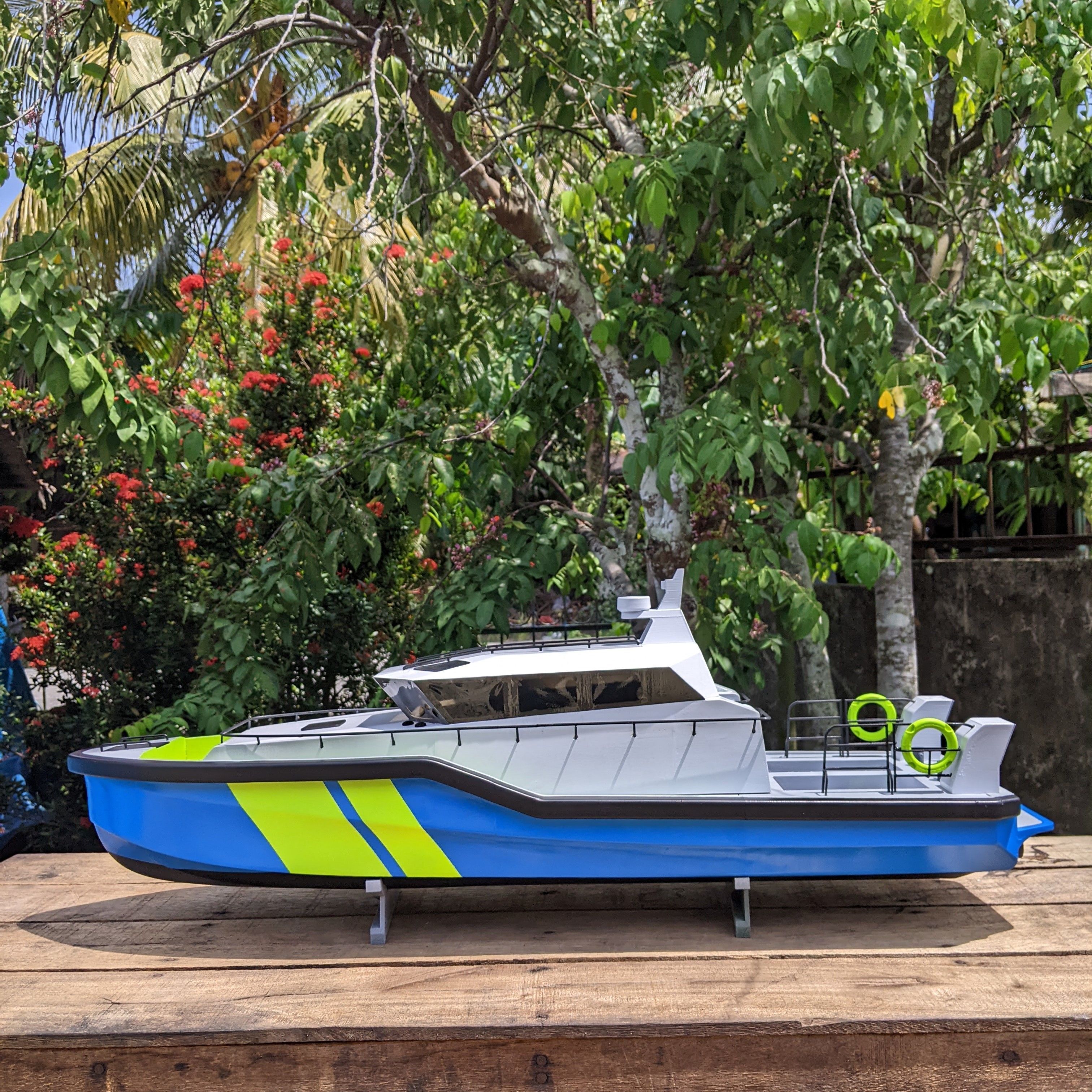 3D PRINTED RC PATROL JET BOAT 3D print model_7
