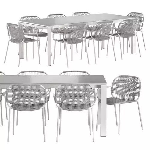 Botero Chair Houston Dining Table