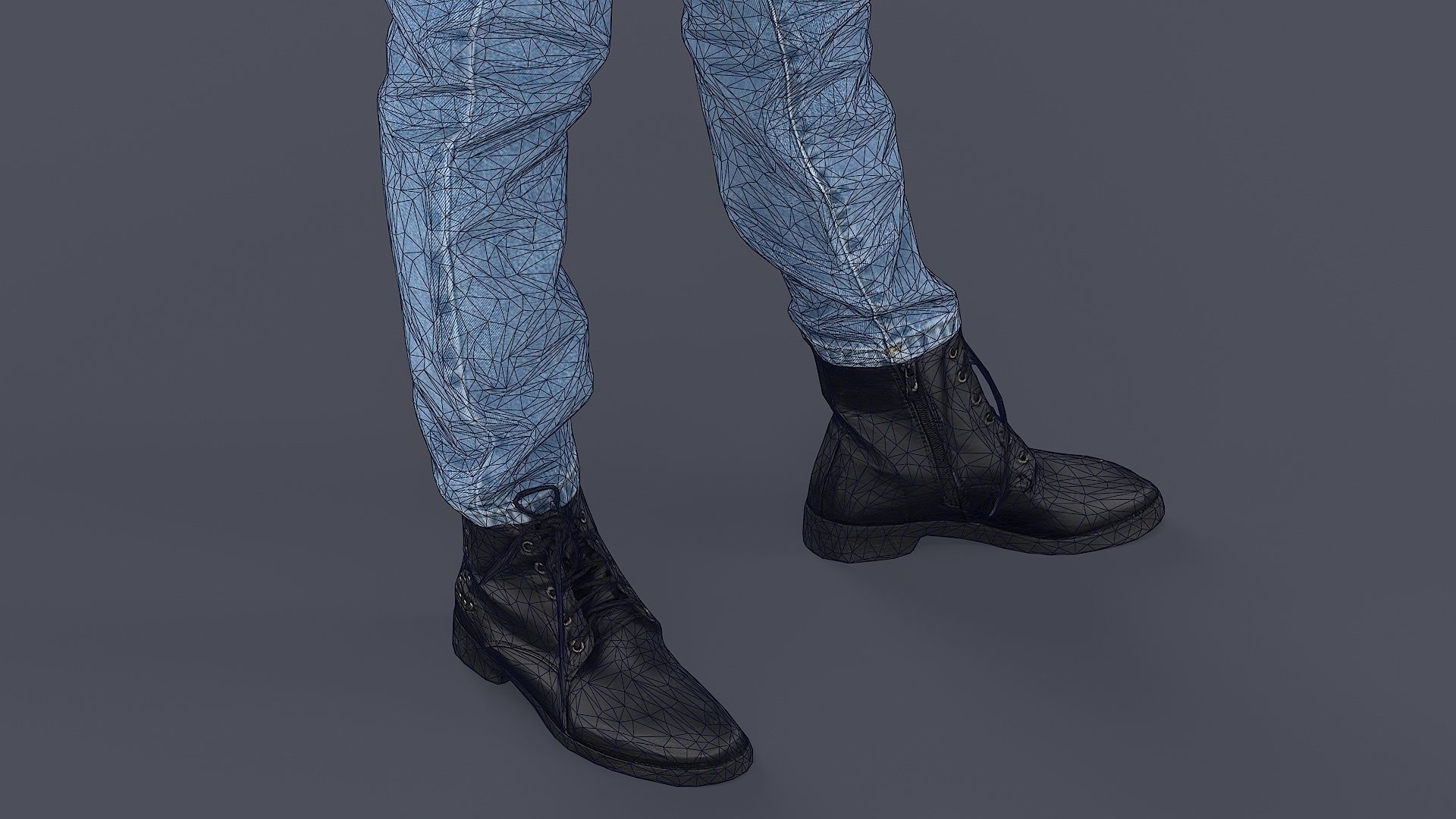 Casual Urban Lady in Red Hoodie 3D model_16