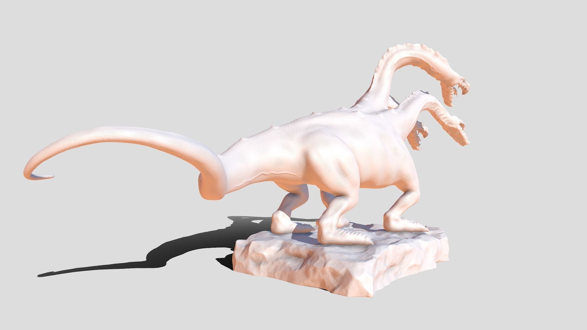 Hydra attacking 3D model_10