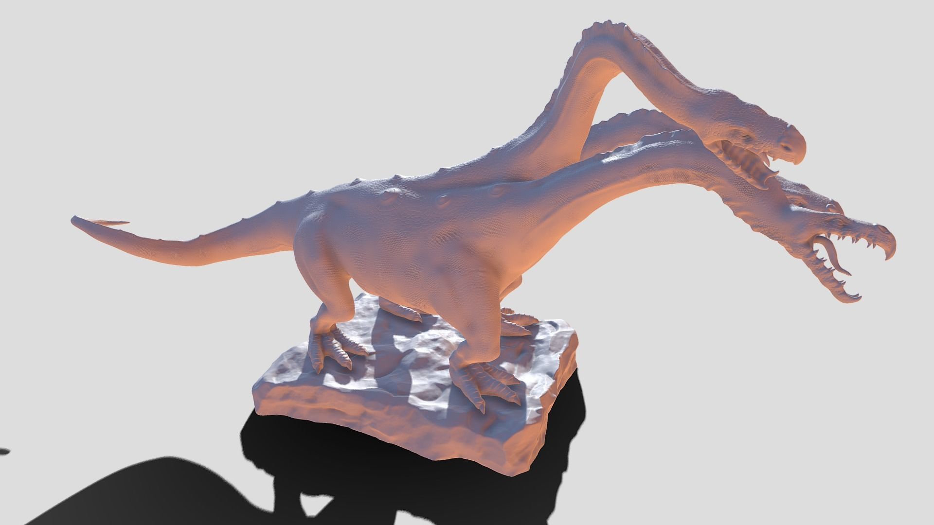 Hydra attacking 3D model_3