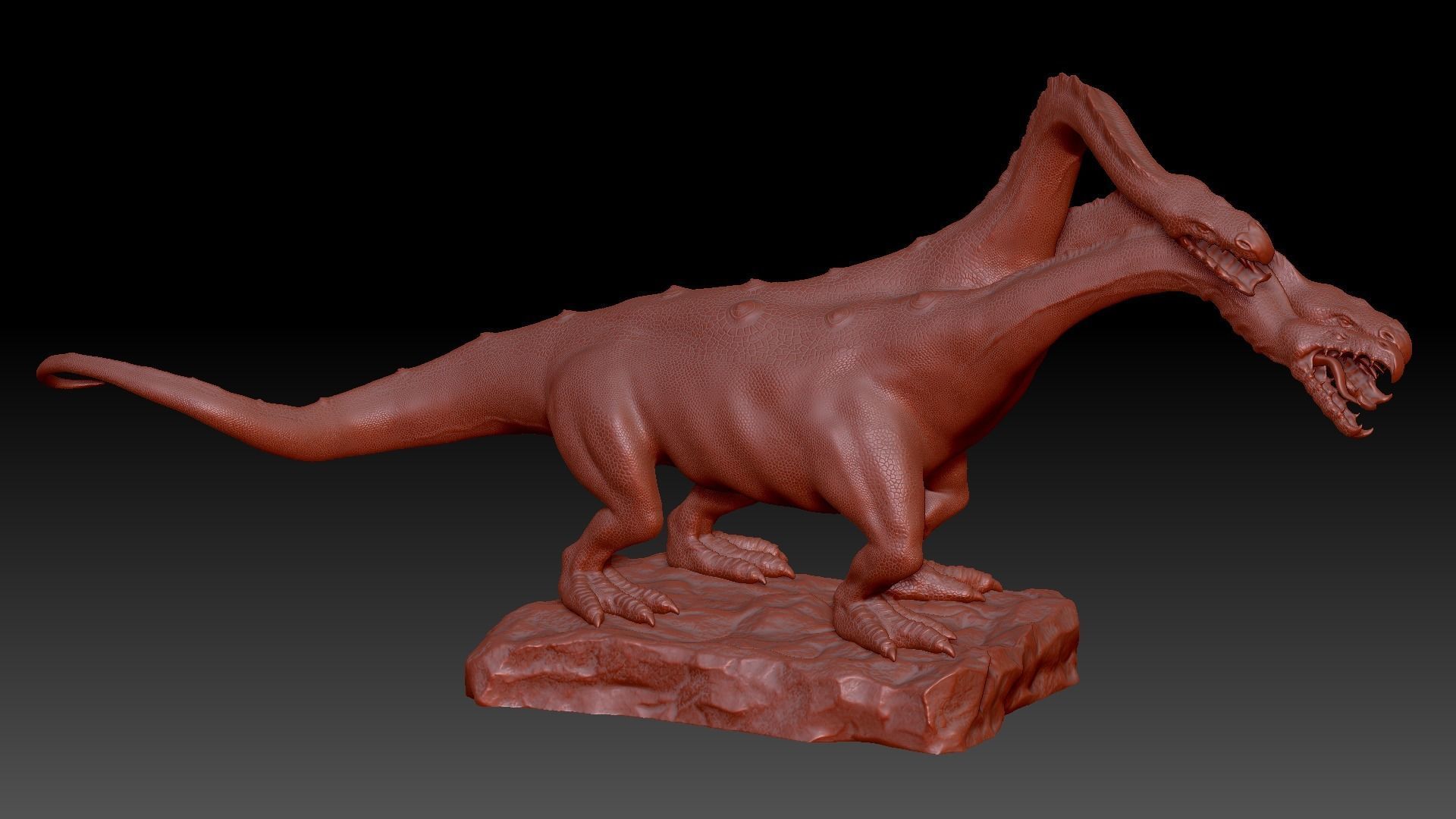 Hydra attacking 3D model_8