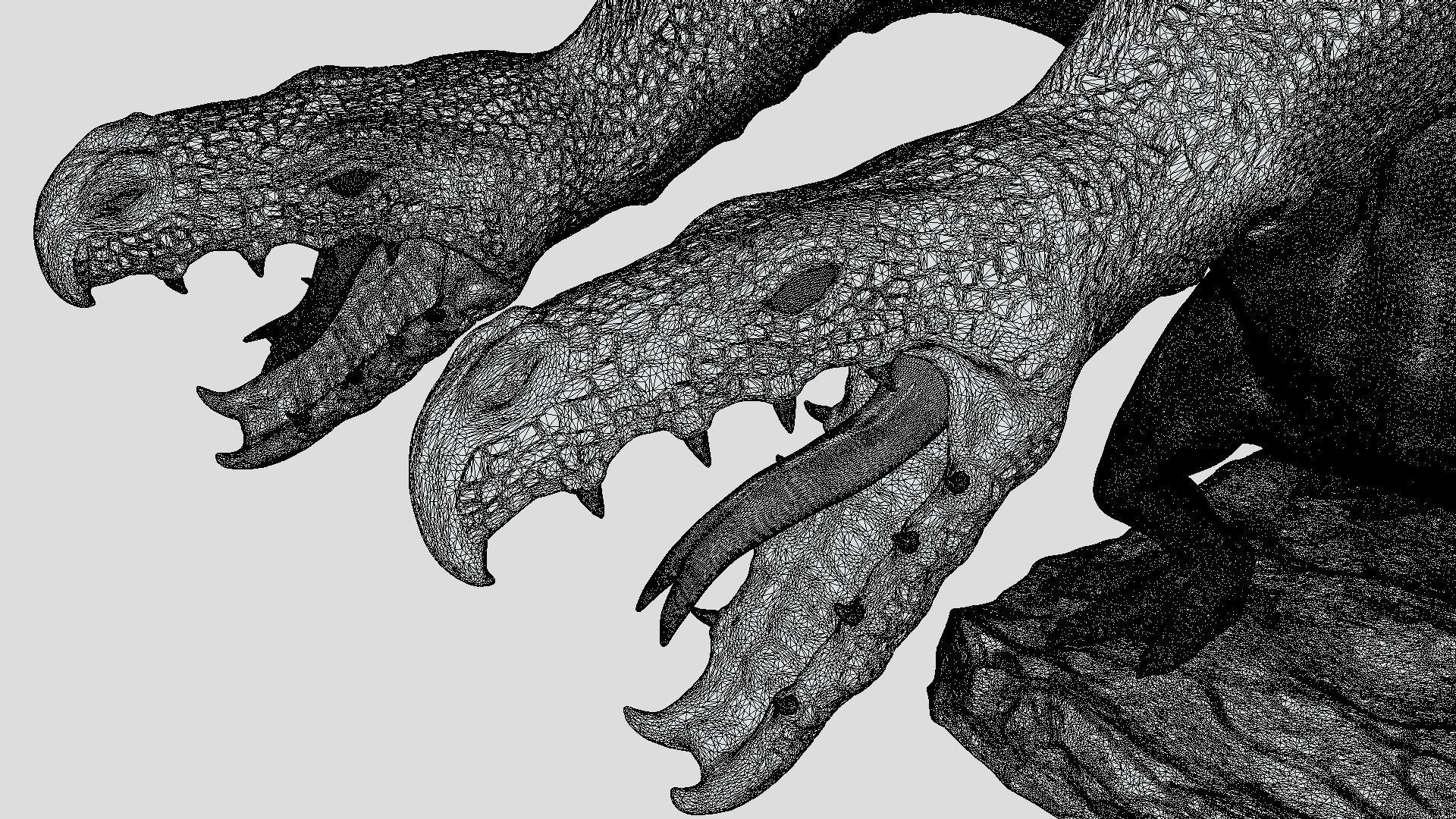 Hydra attacking 3D model_12