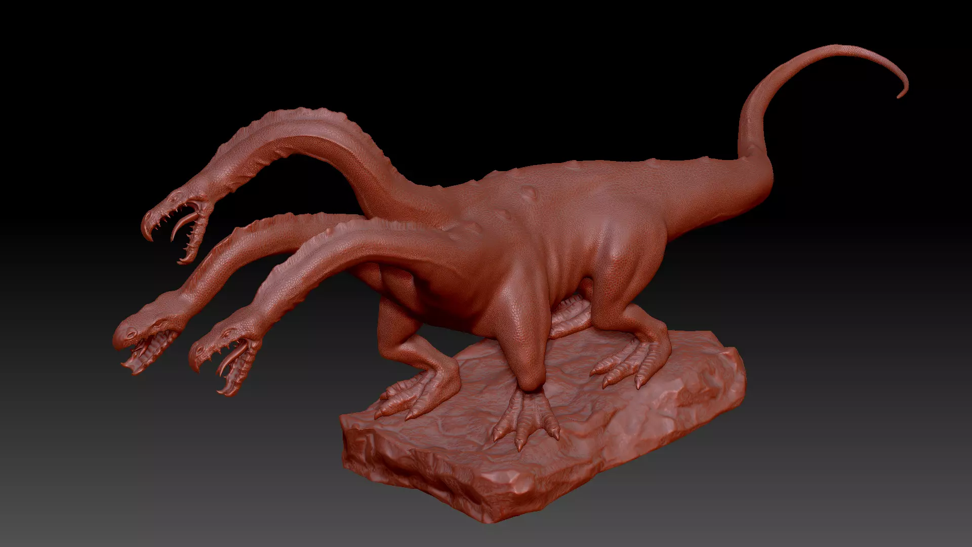 Hydra attacking 3D model_0