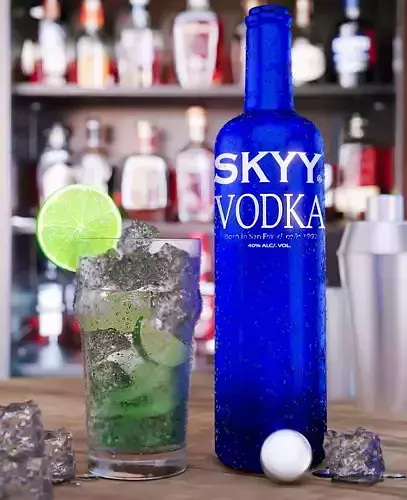 SKYY VODKA 3D model