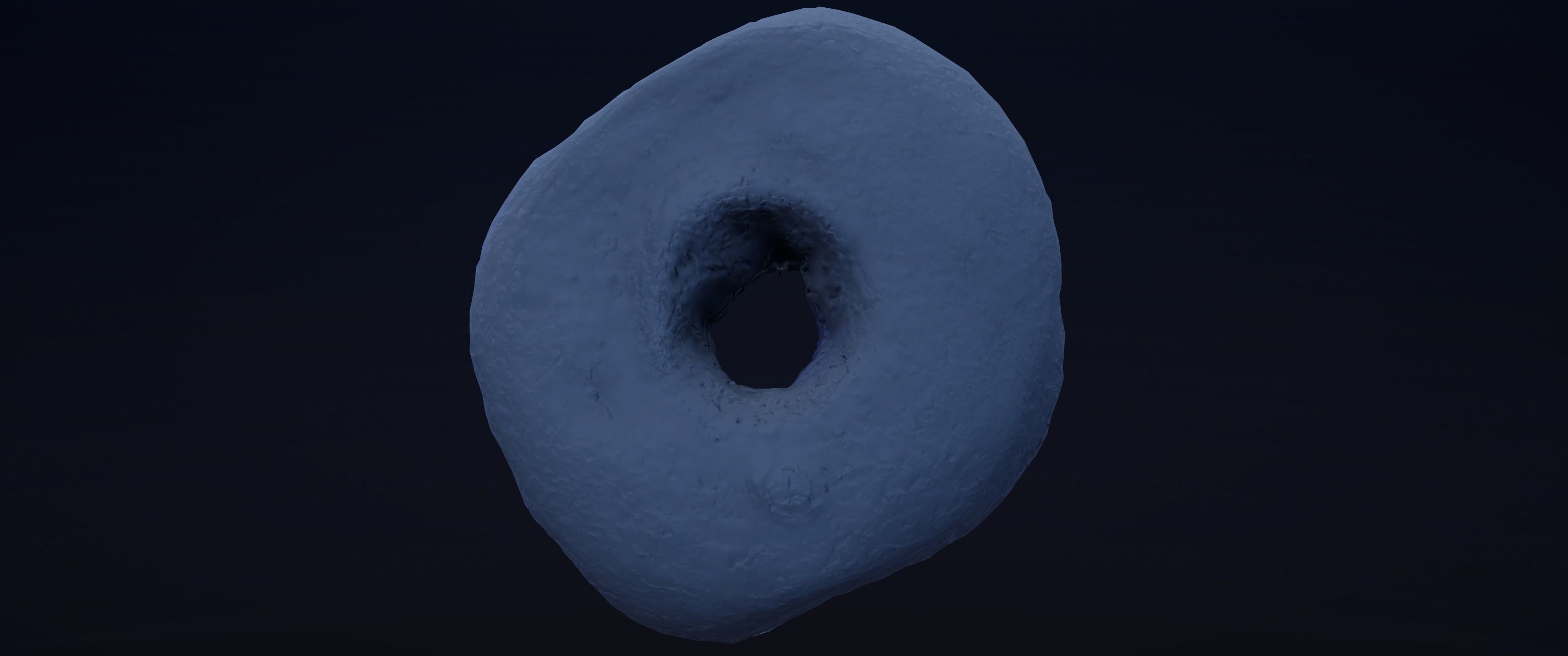 8k Another Classic Glazed Doughnut - 5 Levels of Detail Low-poly 3D model_13