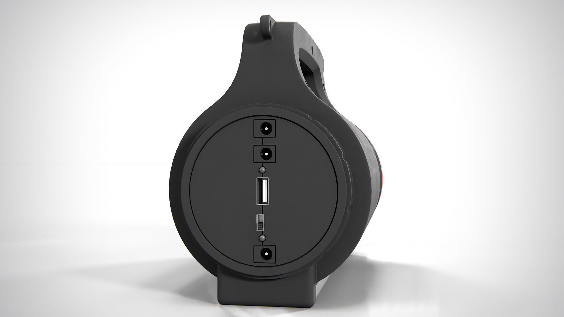 Flashlight 02 PBR Low-poly 3D model_2