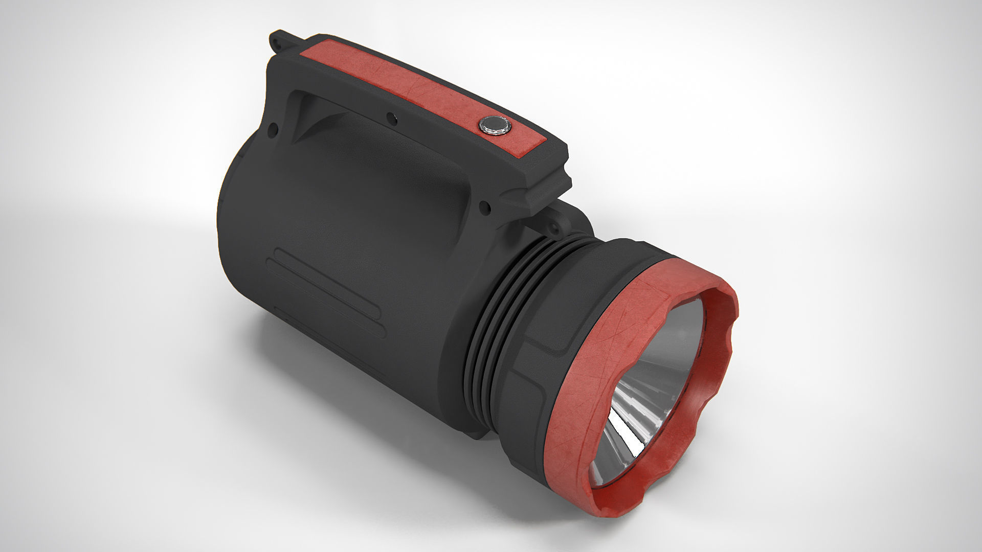Flashlight 02 PBR Low-poly 3D model_9