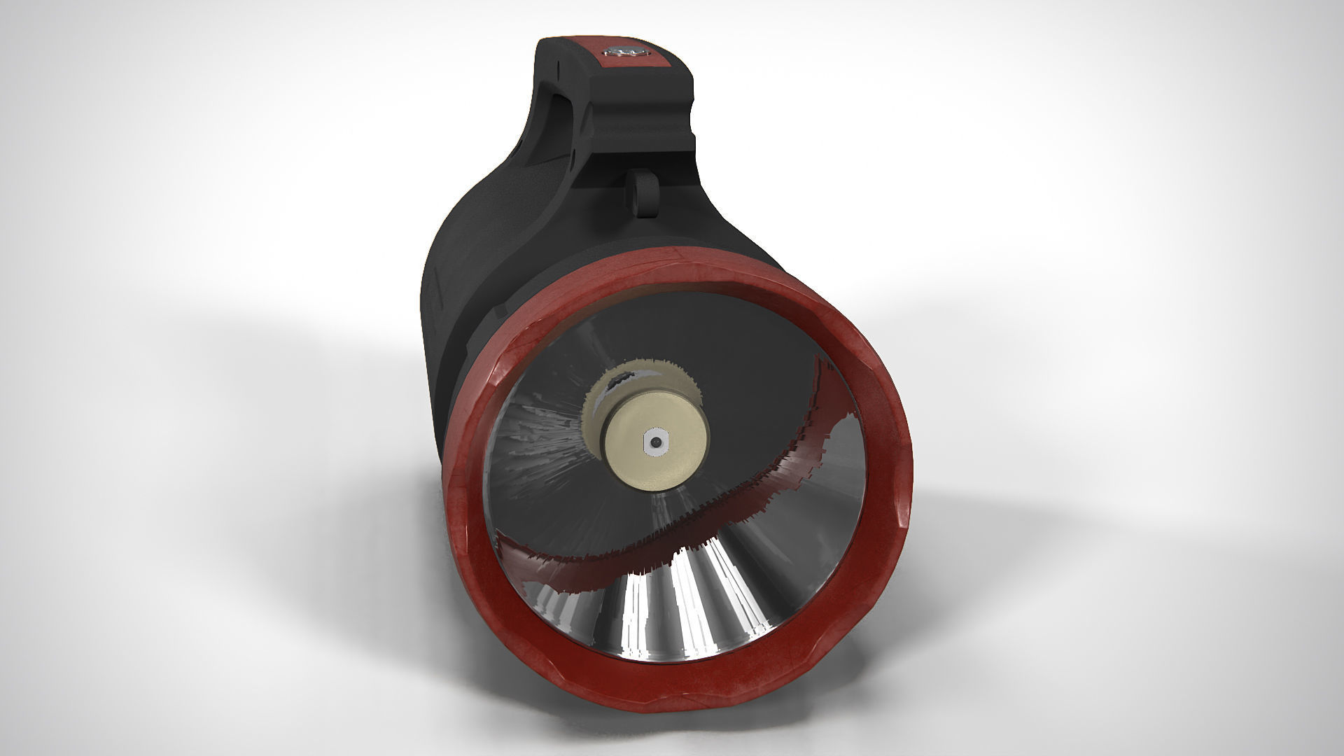 Flashlight 02 PBR Low-poly 3D model_6