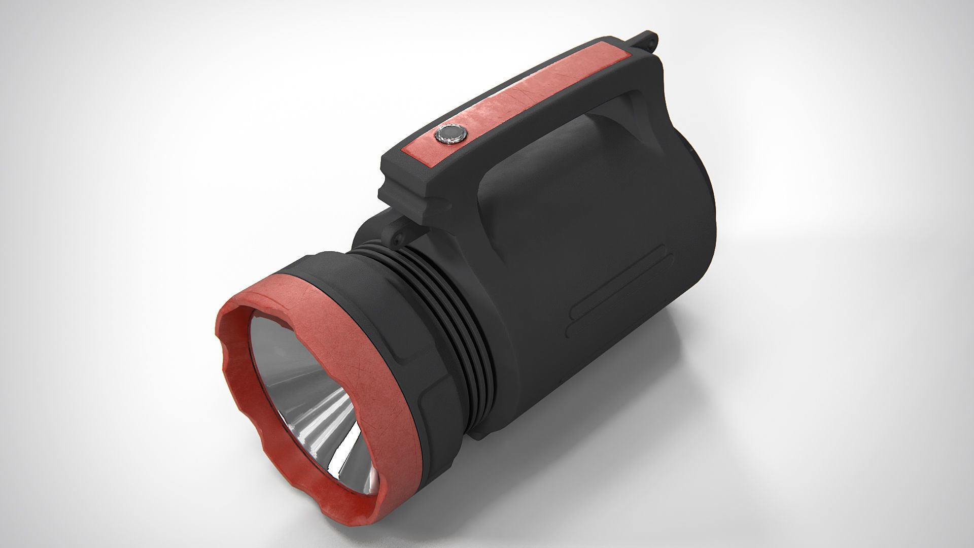 Flashlight 02 PBR Low-poly 3D model_7
