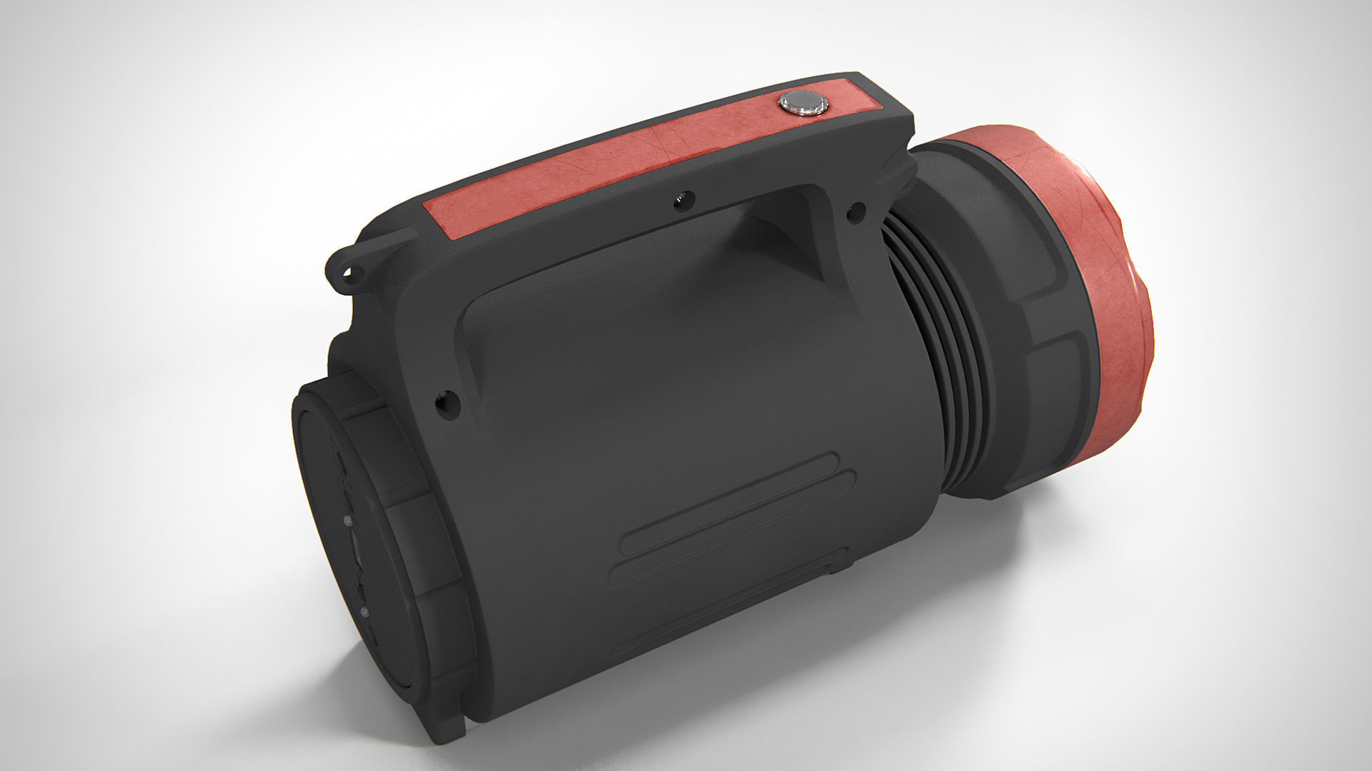 Flashlight 02 PBR Low-poly 3D model_8