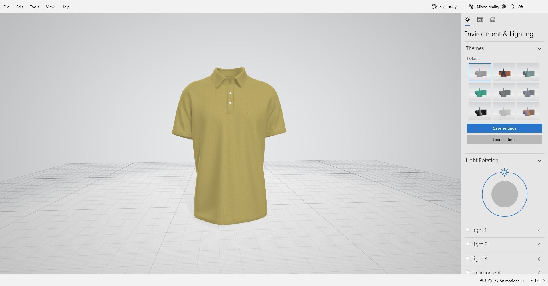 Men Stylish Polo T-Shirt 3D model_15