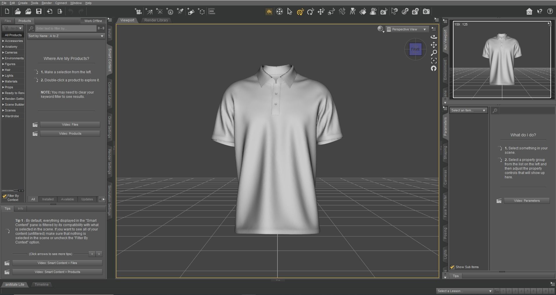 Men Stylish Polo T-Shirt 3D model_14