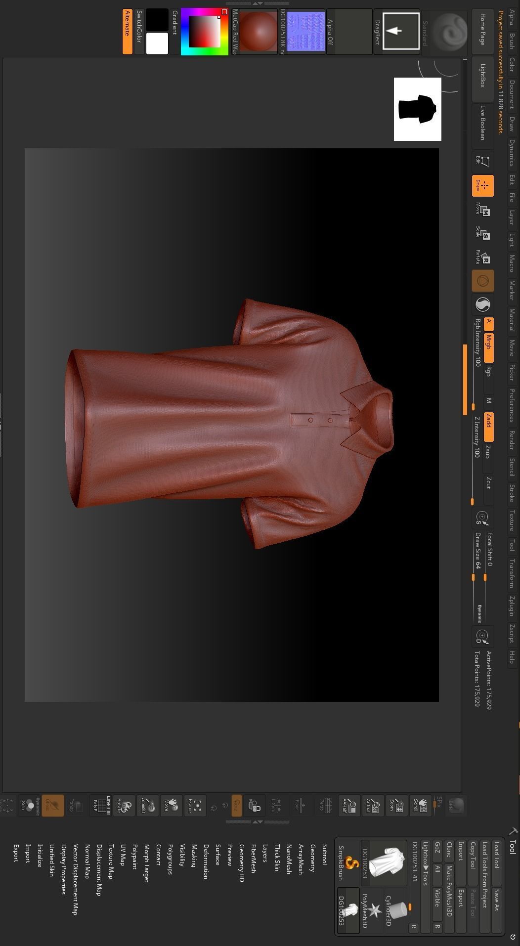 Men Stylish Polo T-Shirt 3D model_18