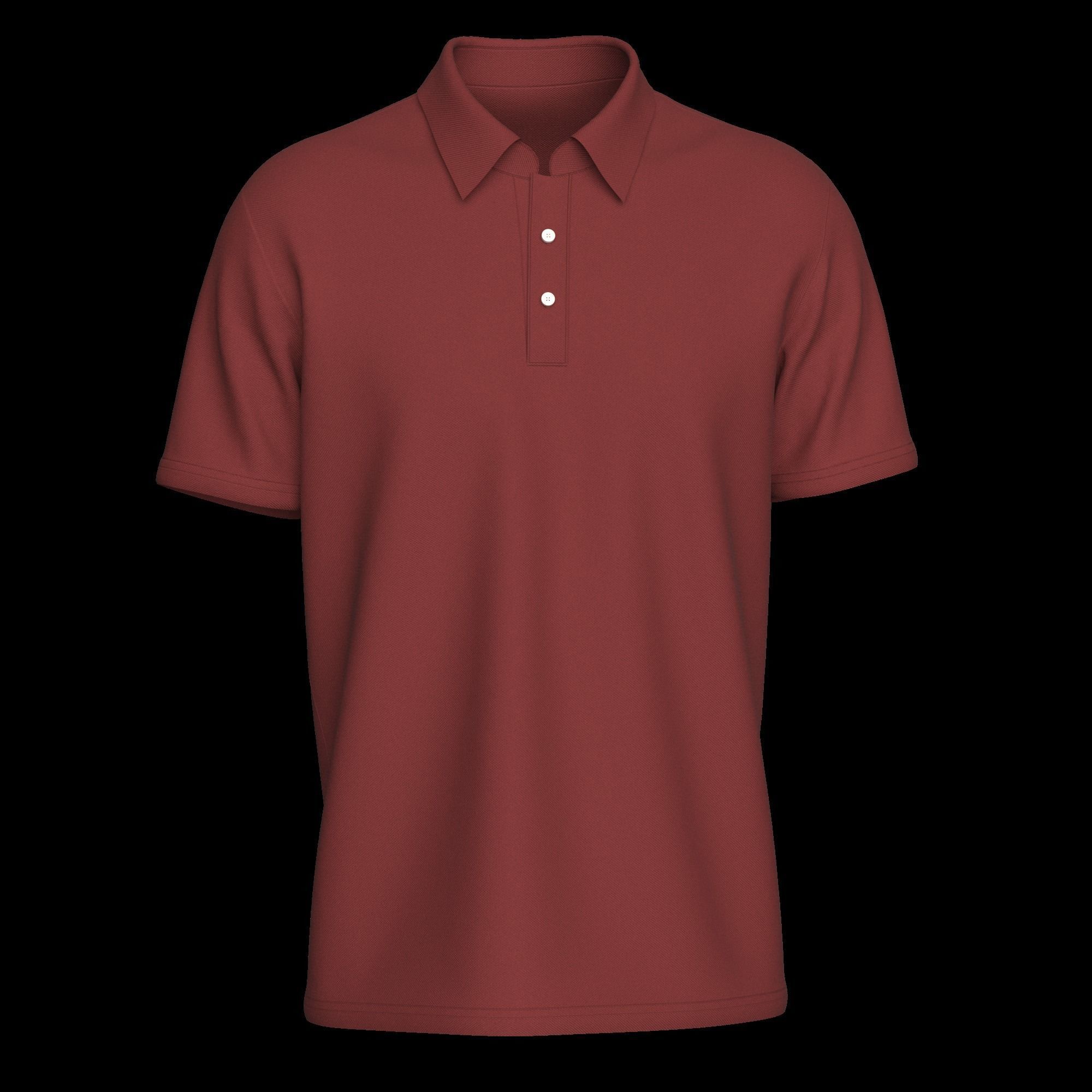Men Stylish Polo T-Shirt 3D model_7