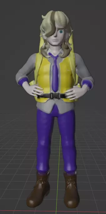 Arven pokemon trainer  3D print model_0
