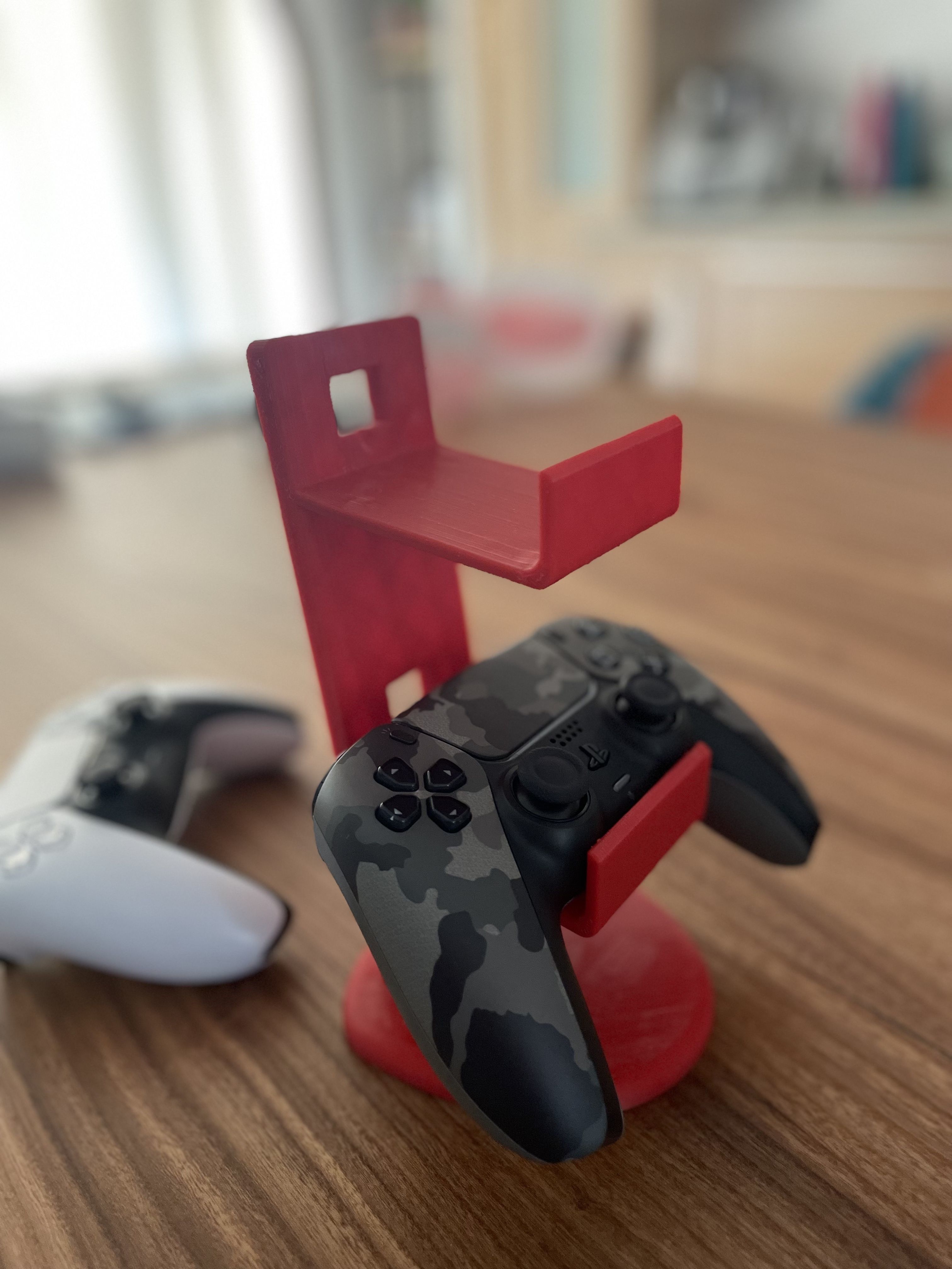 PS5 Joypad stand 3D print model_2