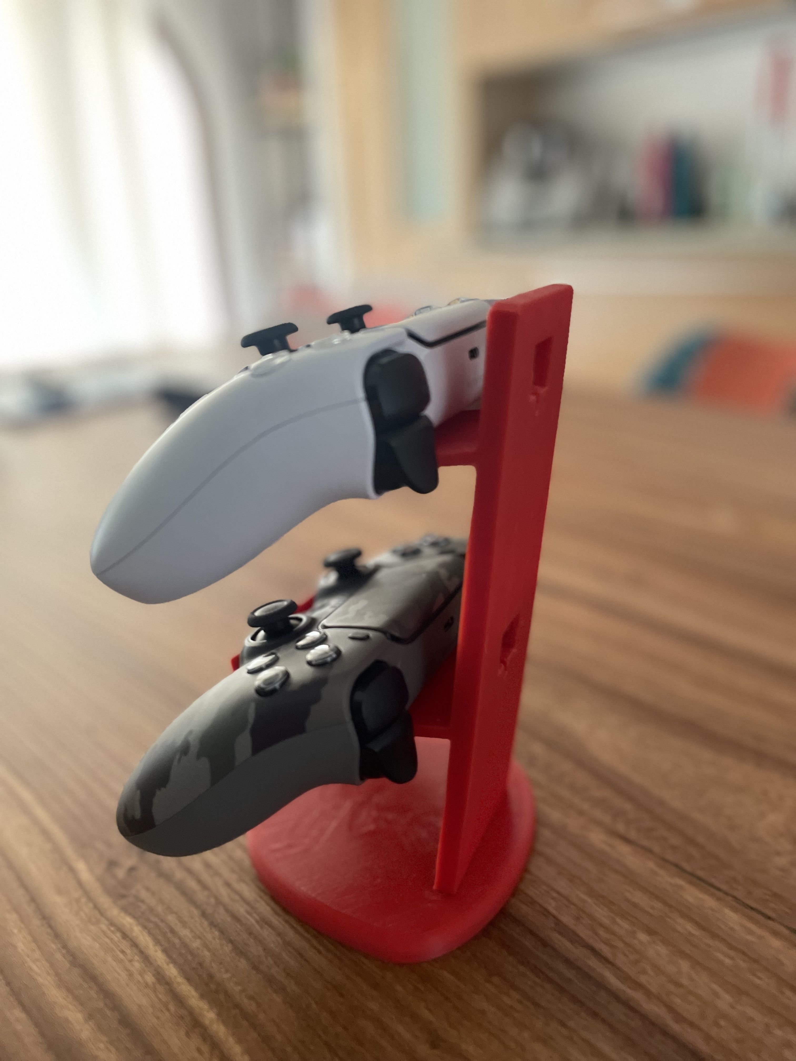PS5 Joypad stand 3D print model_1