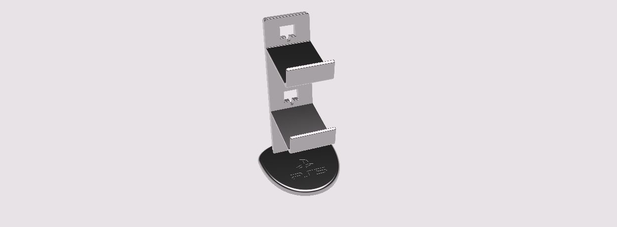PS5 Joypad stand 3D print model_5