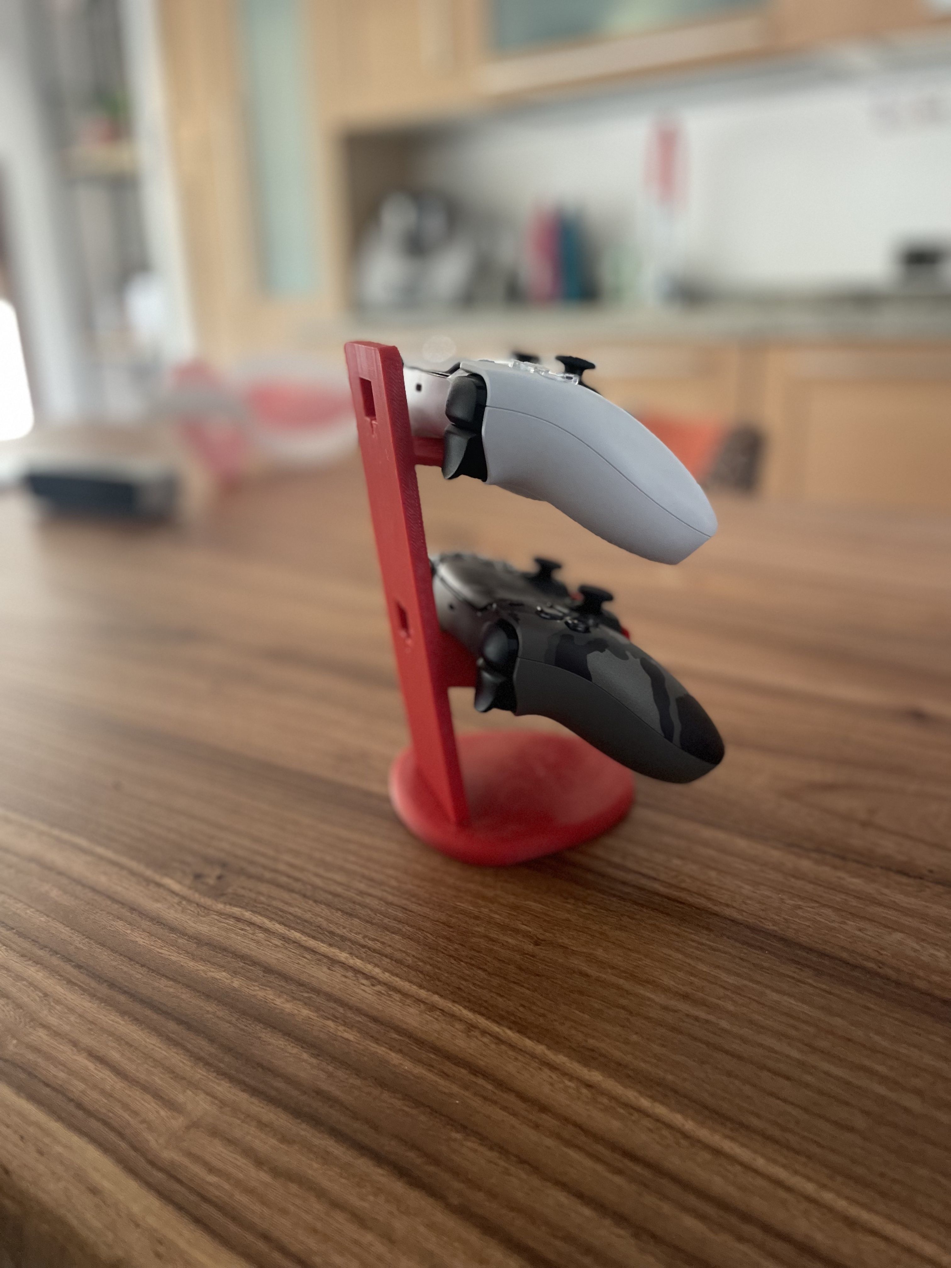 PS5 Joypad stand 3D print model_3