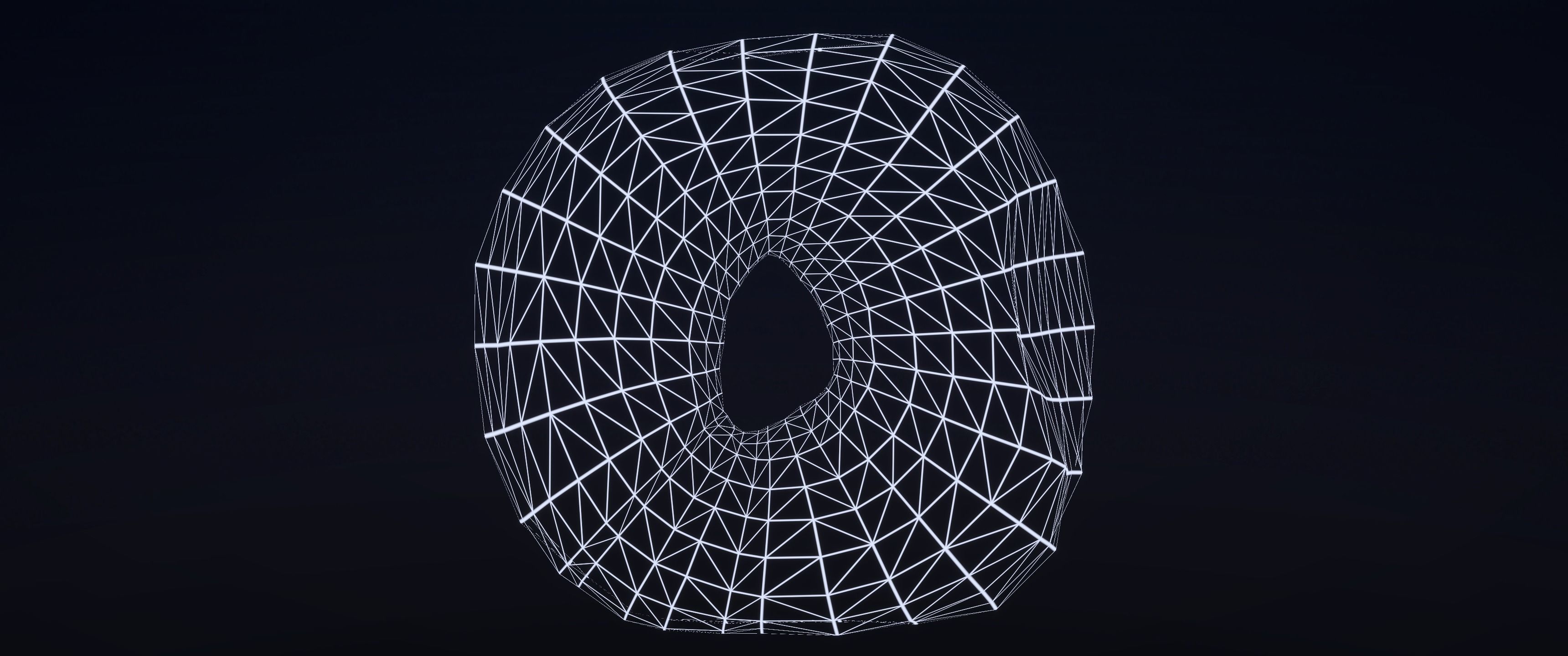 8k Another Glazed Doughnut - 5 Levels of Detail Low-poly 3D model_17