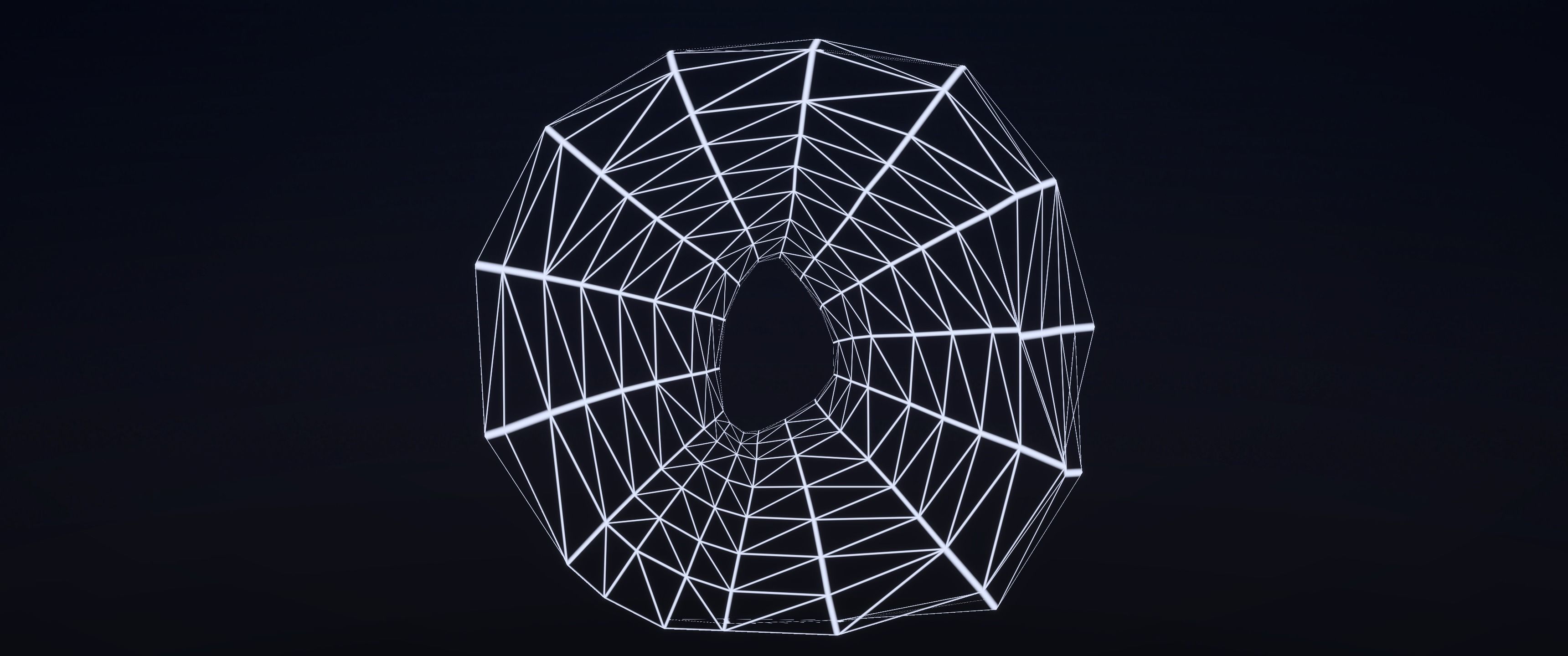 8k Another Glazed Doughnut - 5 Levels of Detail Low-poly 3D model_18