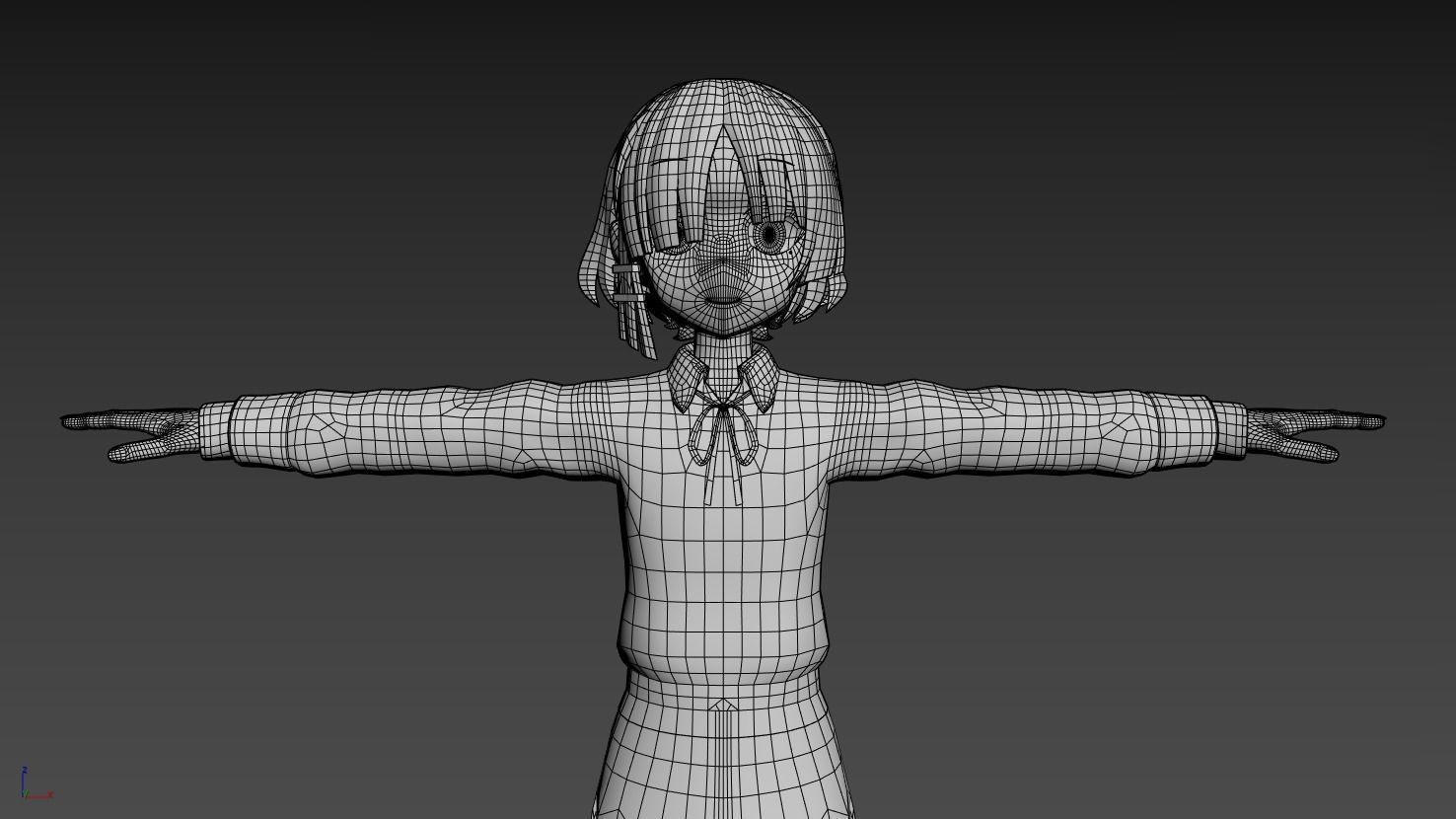 Ryo Yamada Bocchi the Rock VRChat Avatar 3D model_10