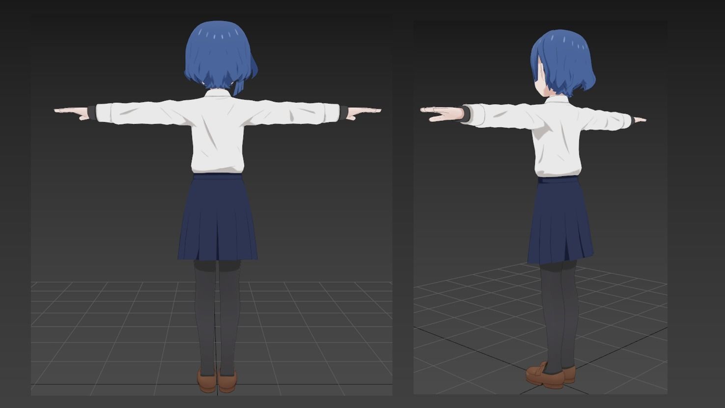 Ryo Yamada Bocchi the Rock VRChat Avatar 3D model_6