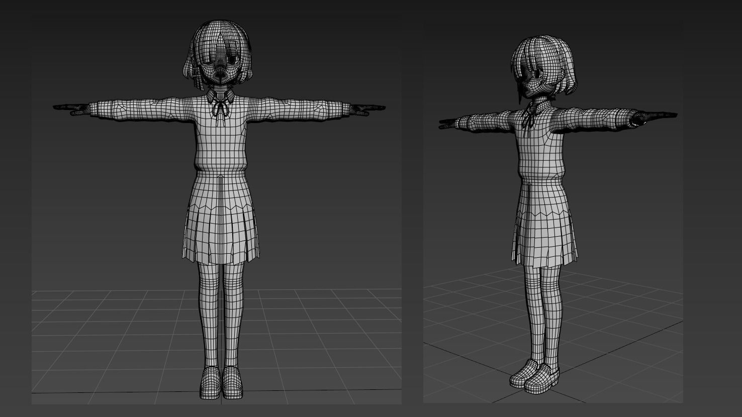 Ryo Yamada Bocchi the Rock VRChat Avatar 3D model_8