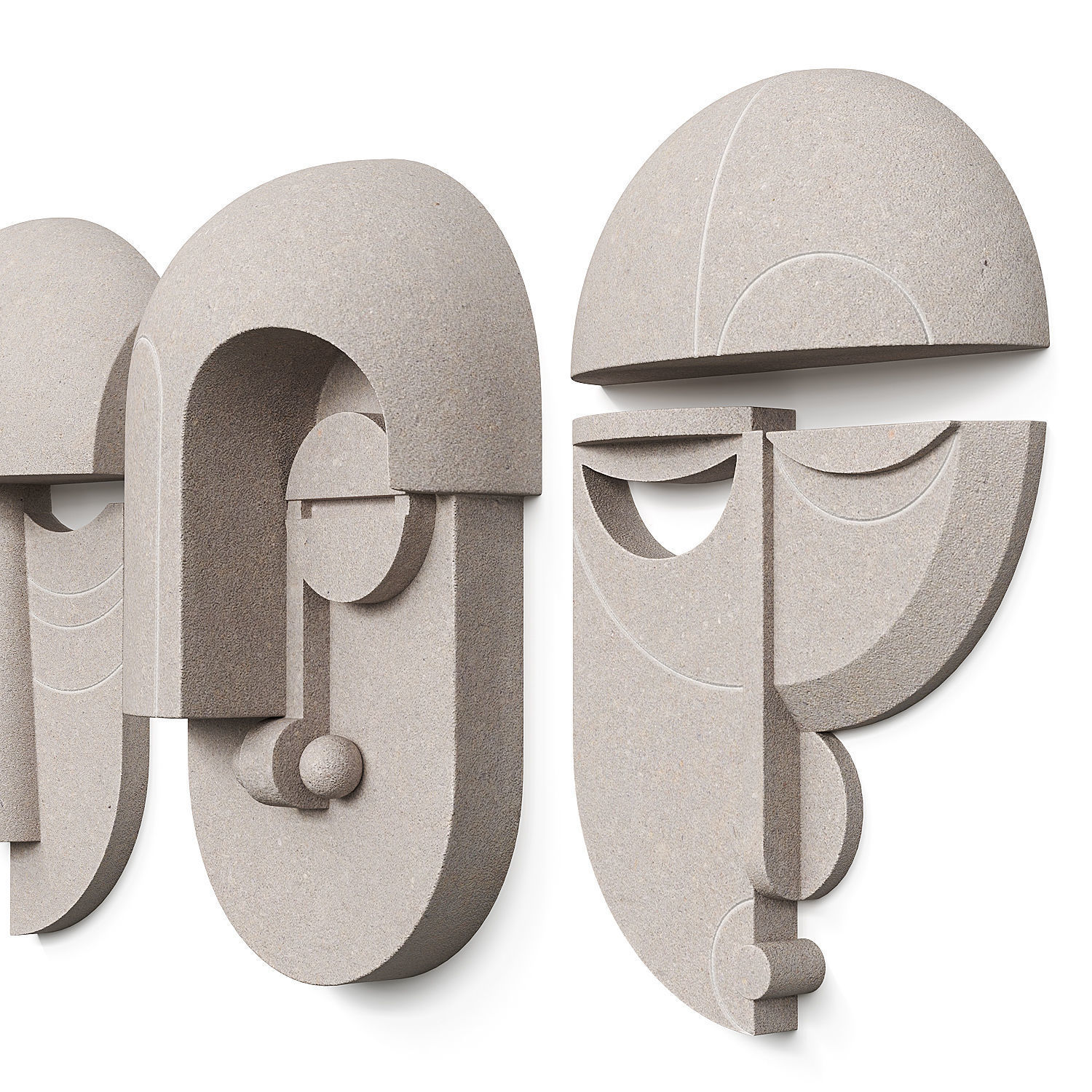 Eric Roinestads Ceramic faces 3D model_1