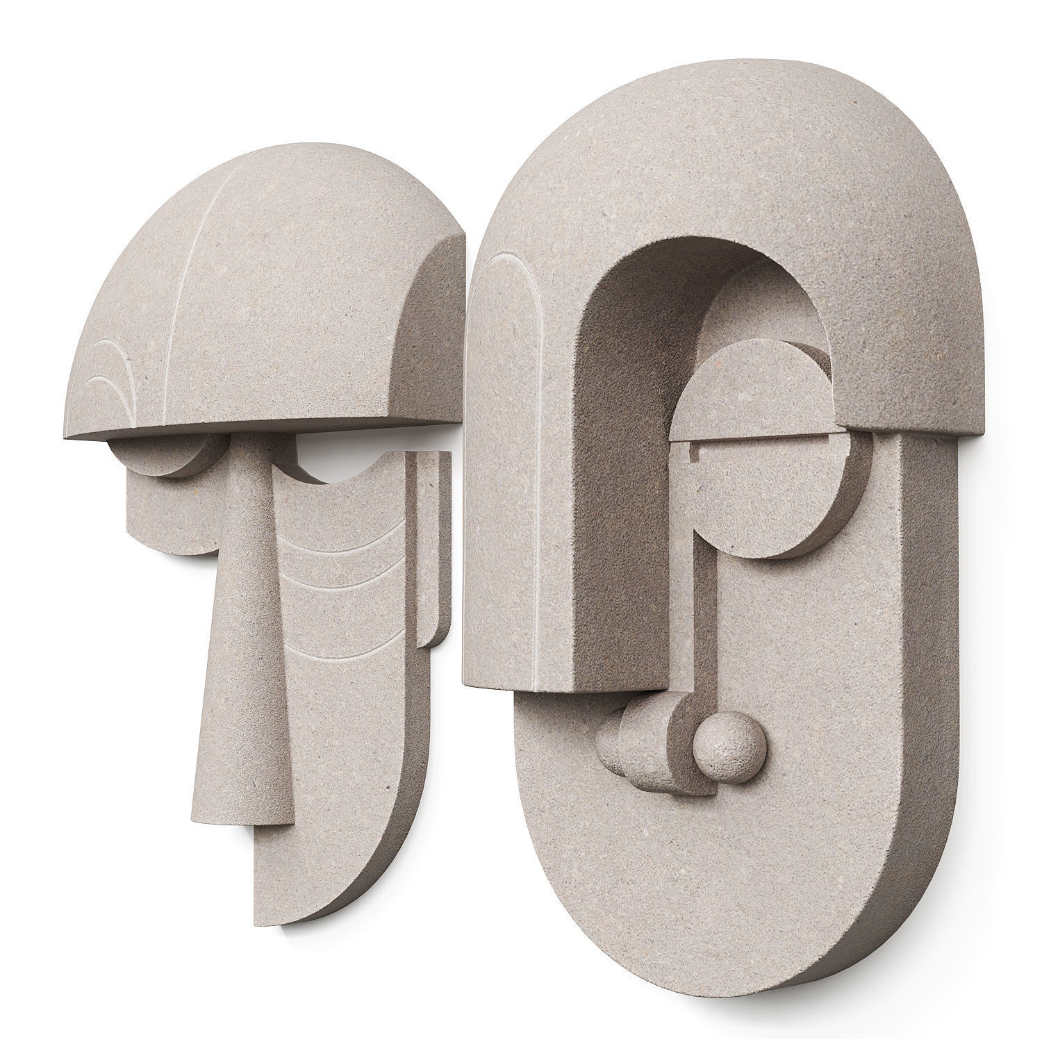 Eric Roinestads Ceramic faces 3D model_2