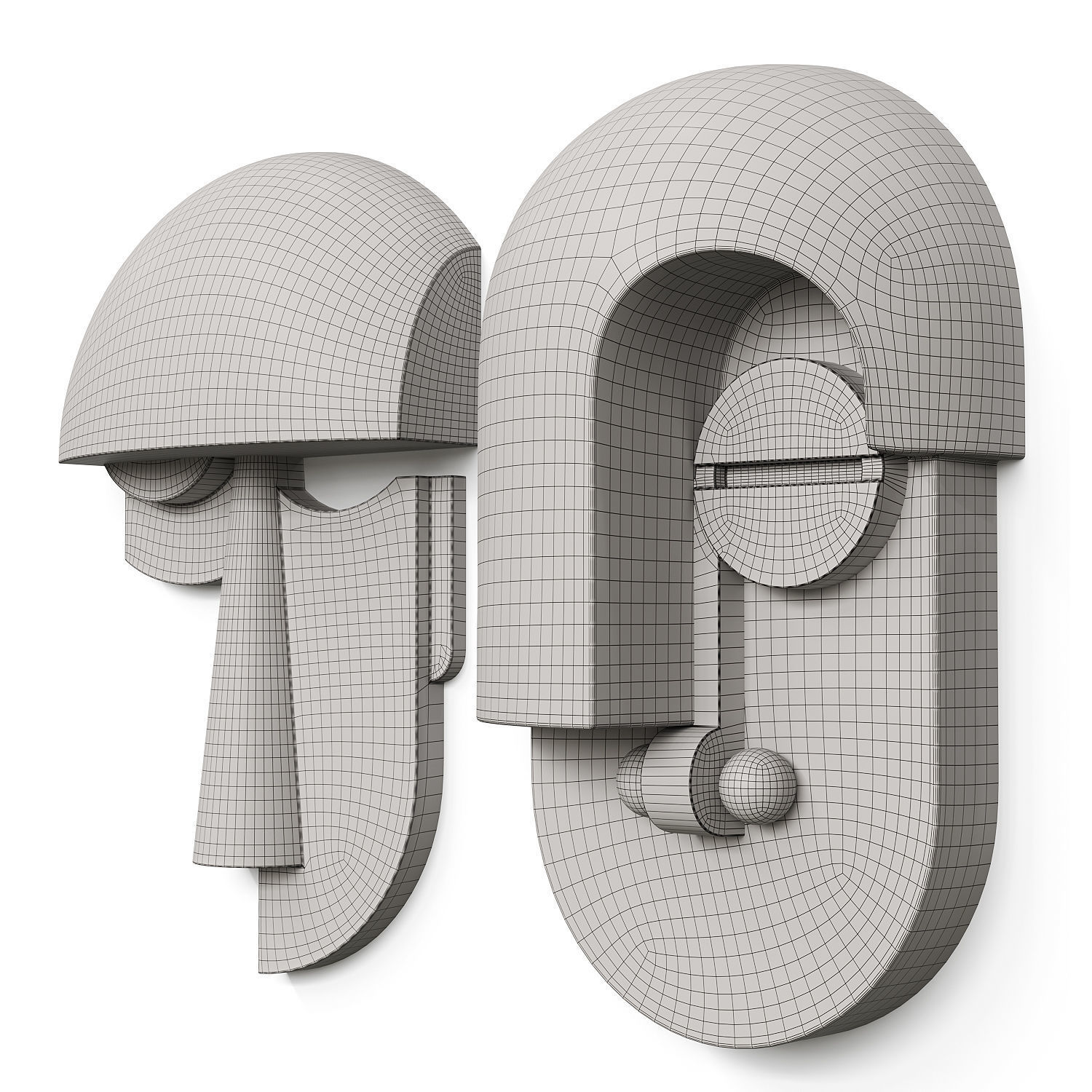 Eric Roinestads Ceramic faces 3D model_4