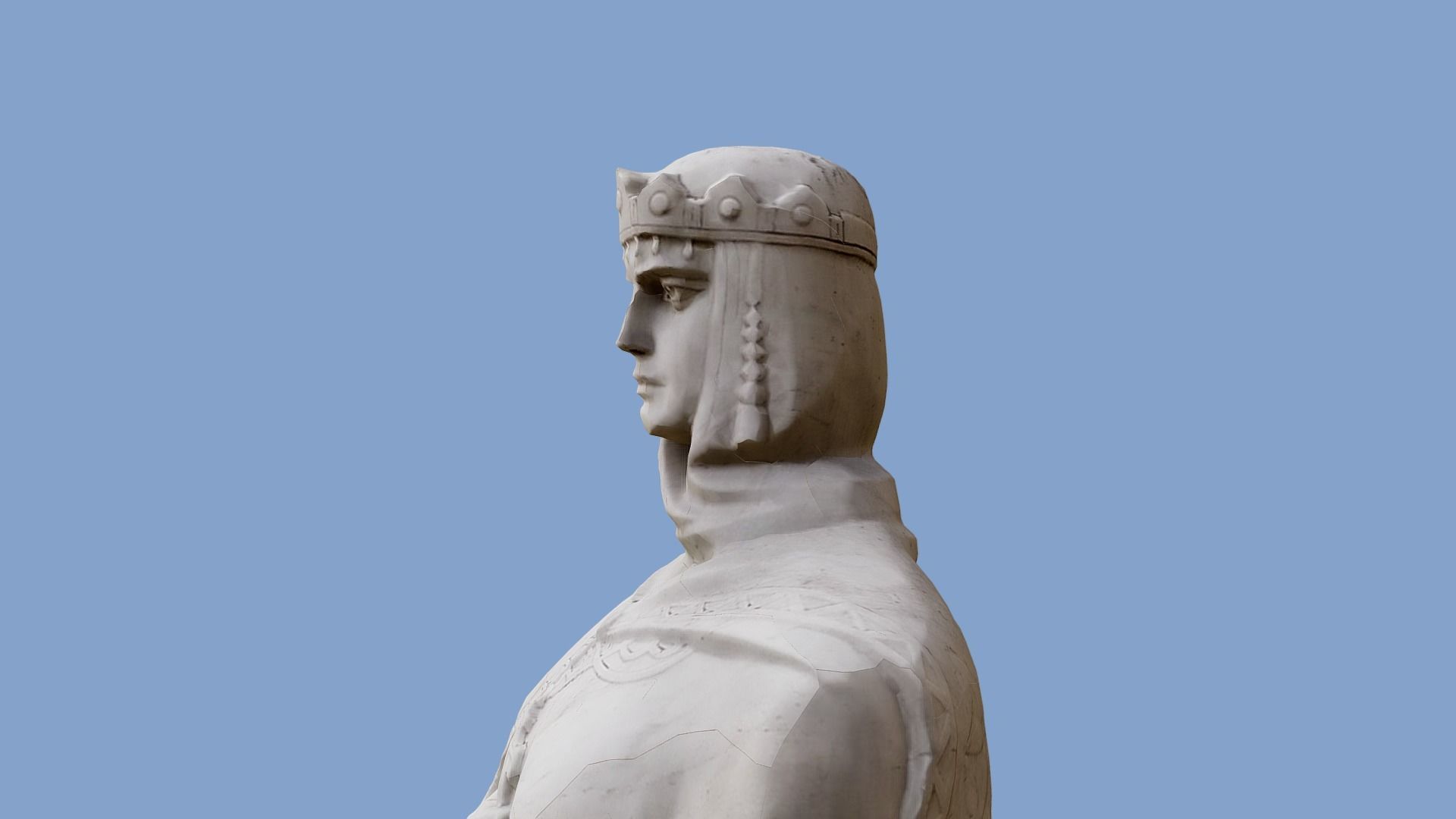 3D model - Monument to Princess Olga Kyiv Ukraine usdz gltf obj 3D model_10