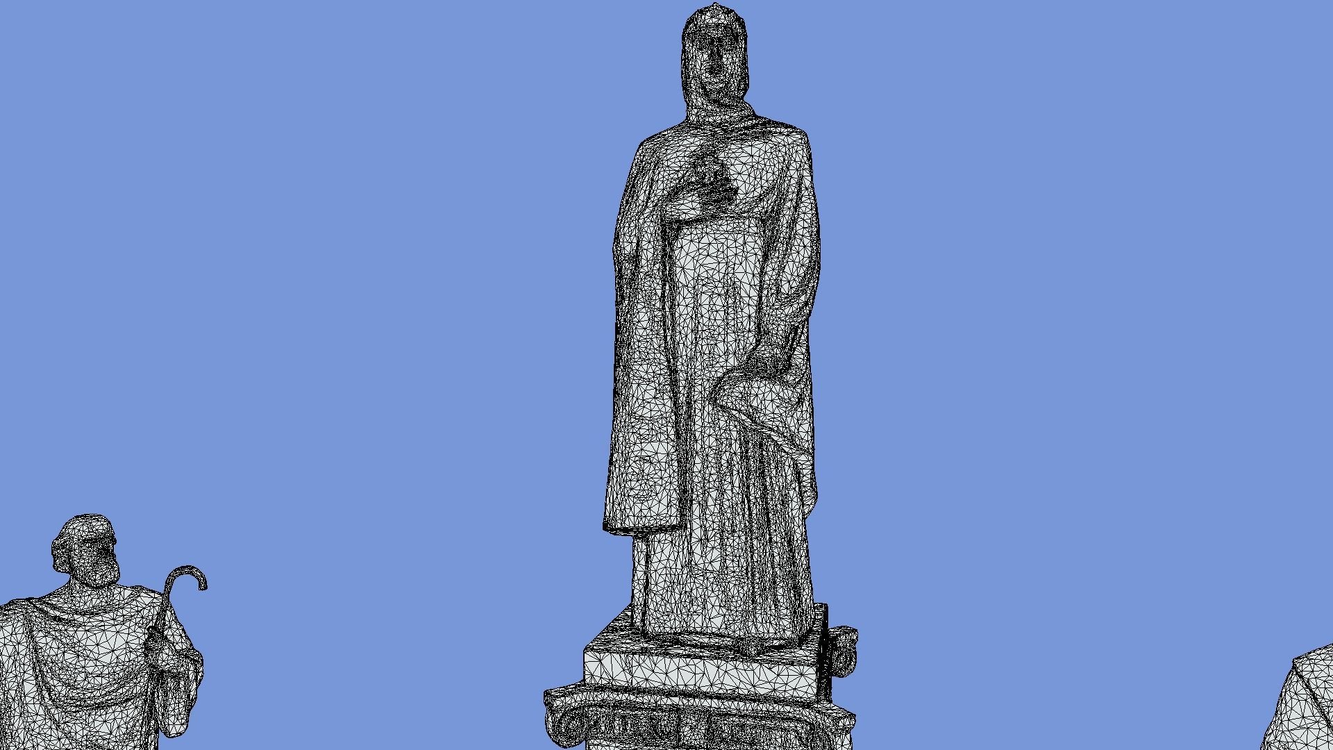 3D model - Monument to Princess Olga Kyiv Ukraine usdz gltf obj 3D model_19