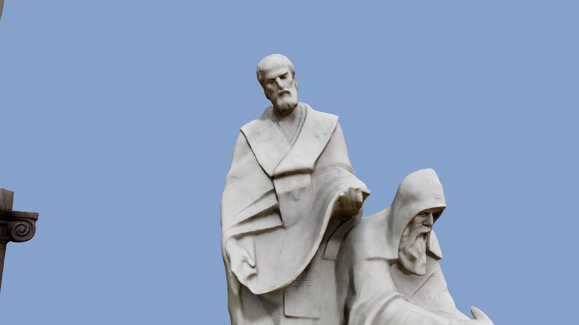 3D model - Monument to Princess Olga Kyiv Ukraine usdz gltf obj 3D model_15