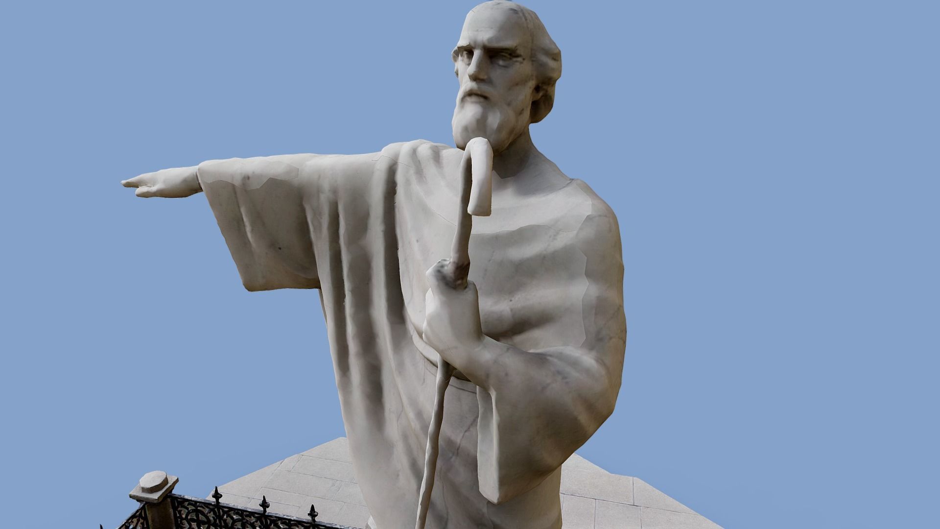 3D model - Monument to Princess Olga Kyiv Ukraine usdz gltf obj 3D model_12