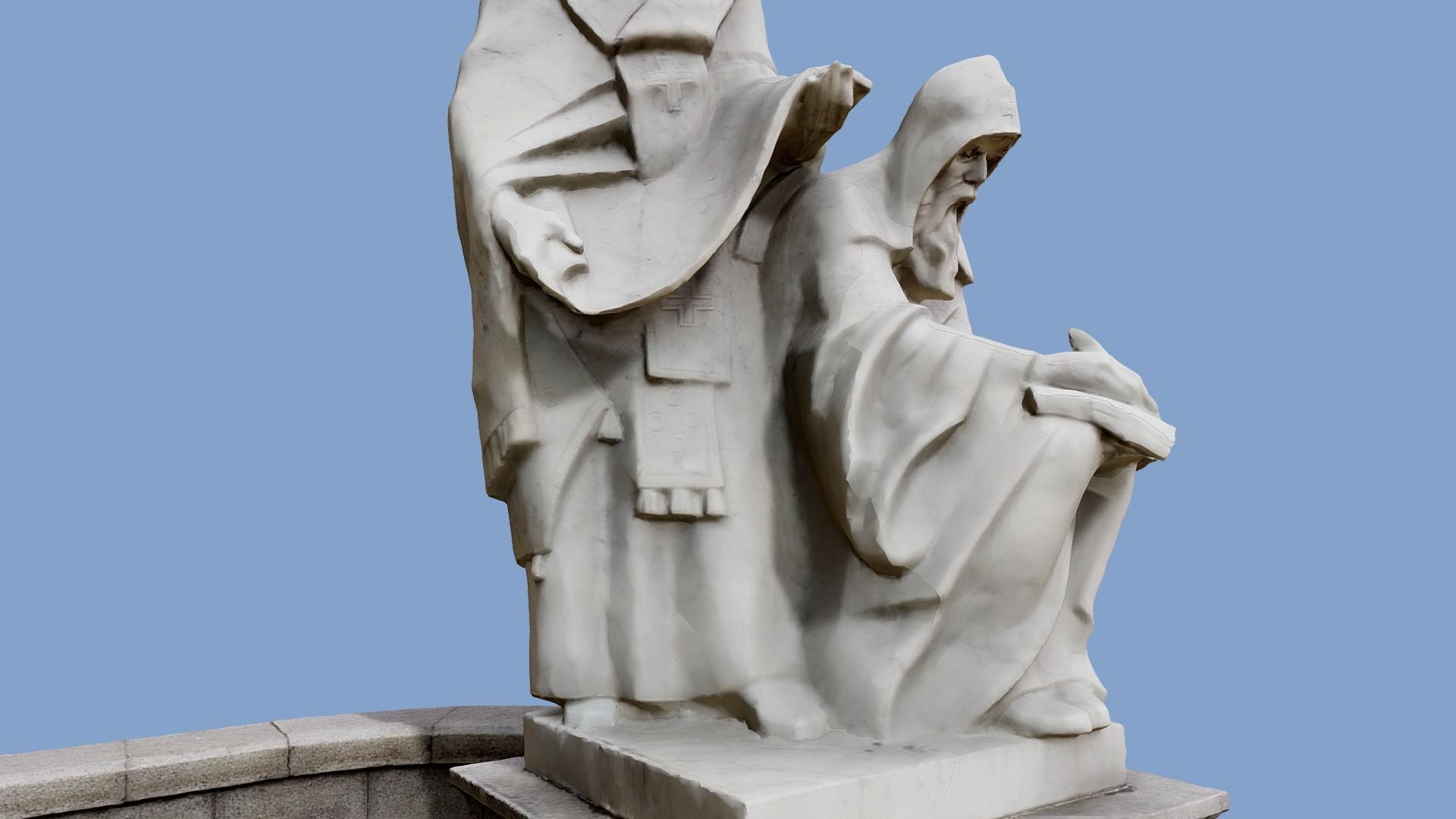 3D model - Monument to Princess Olga Kyiv Ukraine usdz gltf obj 3D model_18