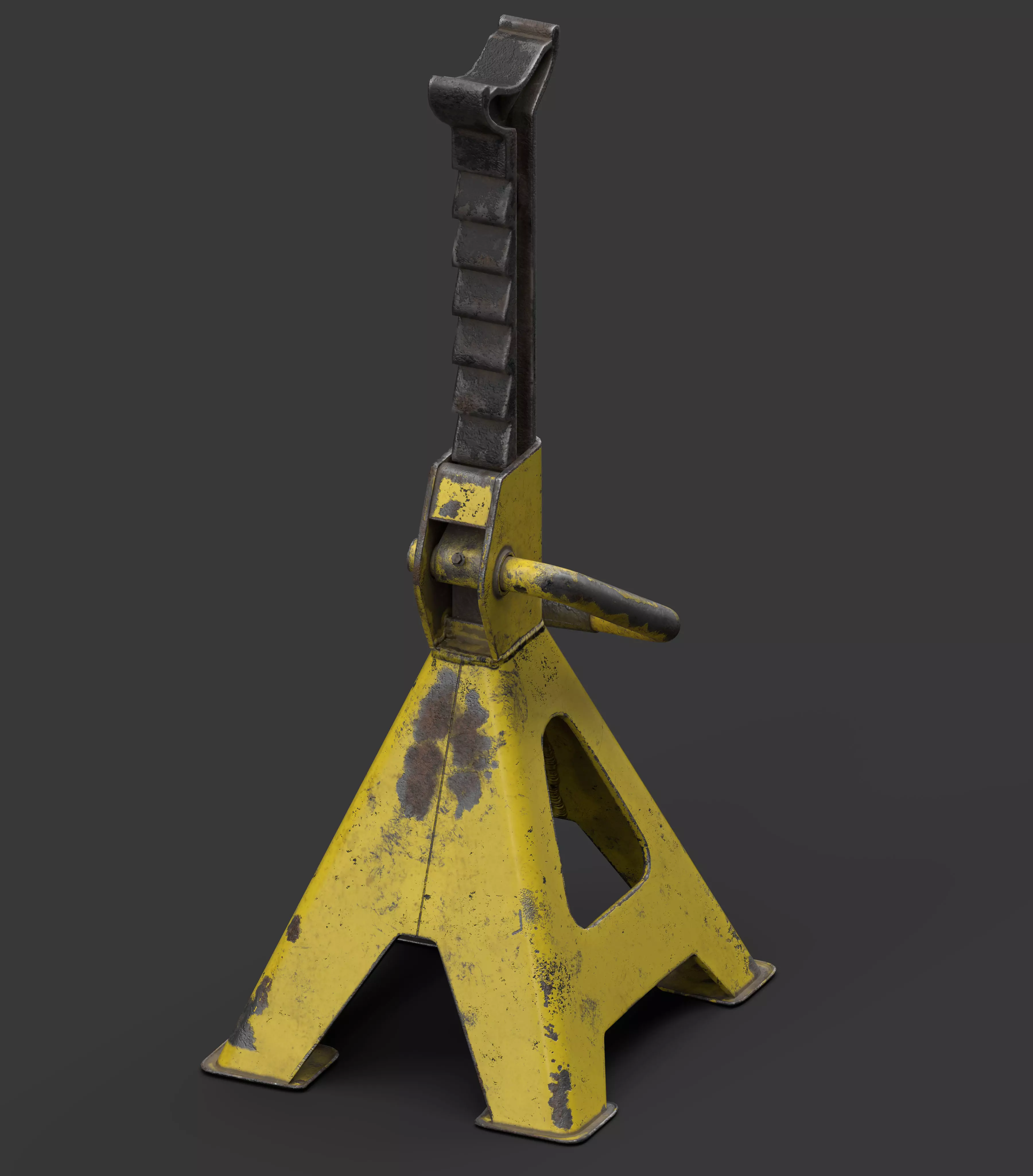 Jack Stand Low-poly 3D model