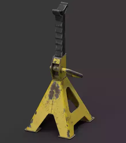 Jack Stand Low-poly 3D model