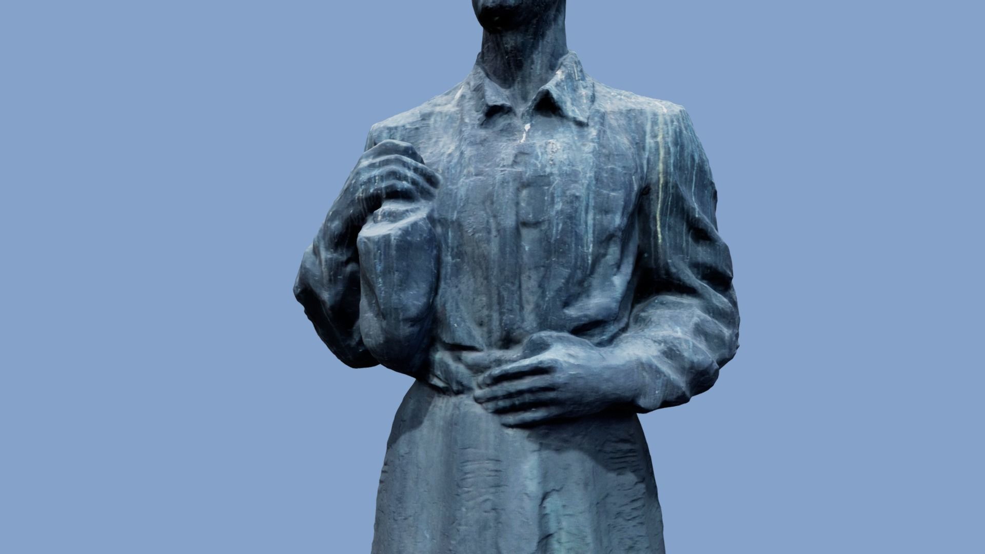 3D model - Gregory Skovoroda - Kyiv Ukraine - usdz gltf obj 3D model_2