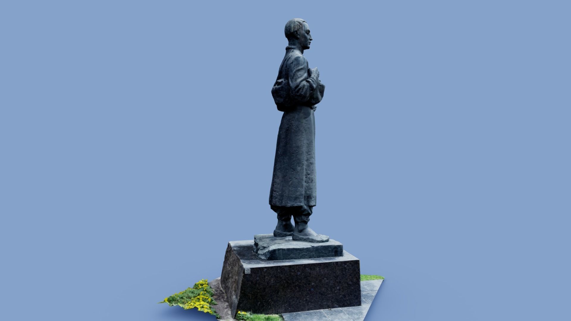 3D model - Gregory Skovoroda - Kyiv Ukraine - usdz gltf obj 3D model_19