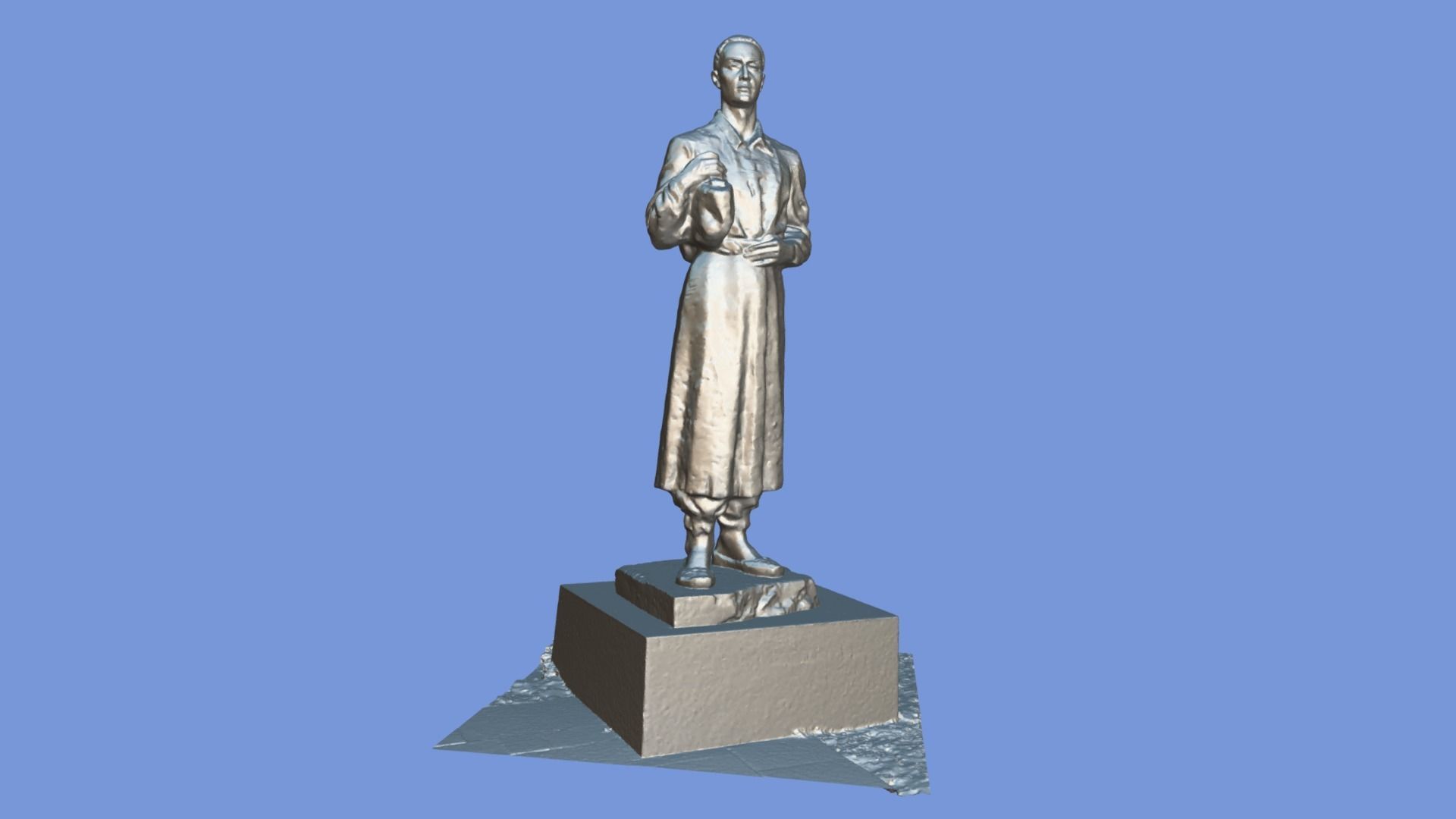 3D model - Gregory Skovoroda - Kyiv Ukraine - usdz gltf obj 3D model_11