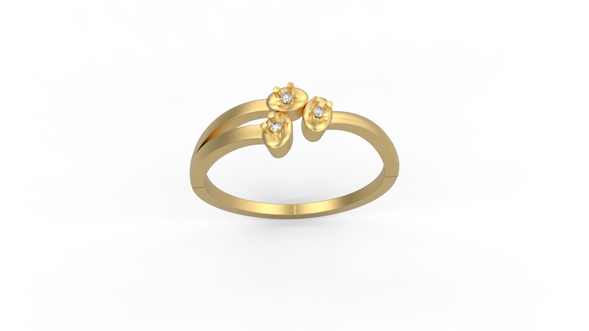 Minimalist Ring 567 3D print model_3