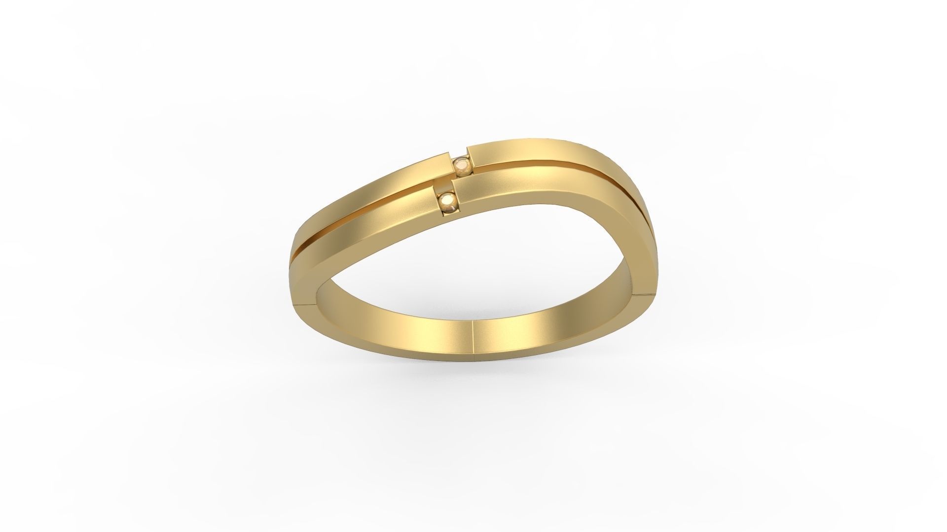 Minimalist Ring 566 3D print model_9
