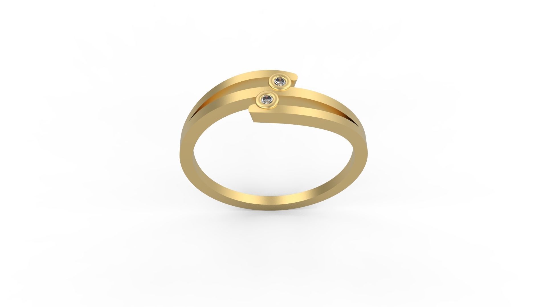 Minimalist Ring 584 3D print model_3