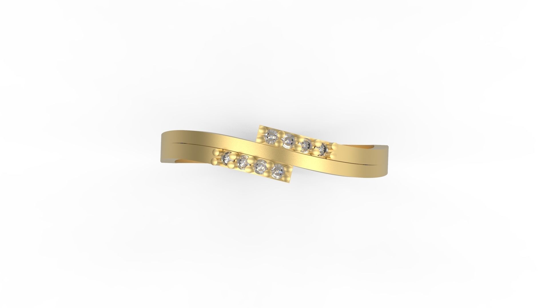 Minimalist Ring 583 3D print model_4