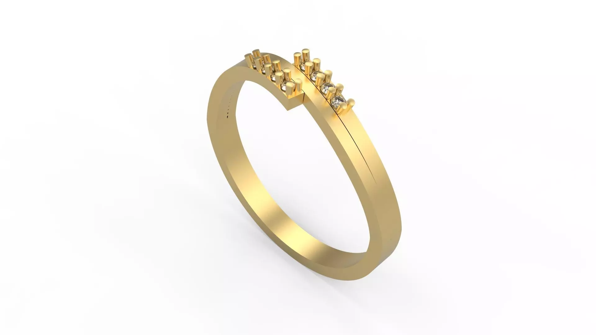 Minimalist Ring 583 3D print model_0